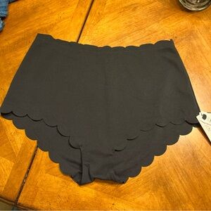 Victoria's Secret Black Scalloped High Waist Bikini bottom